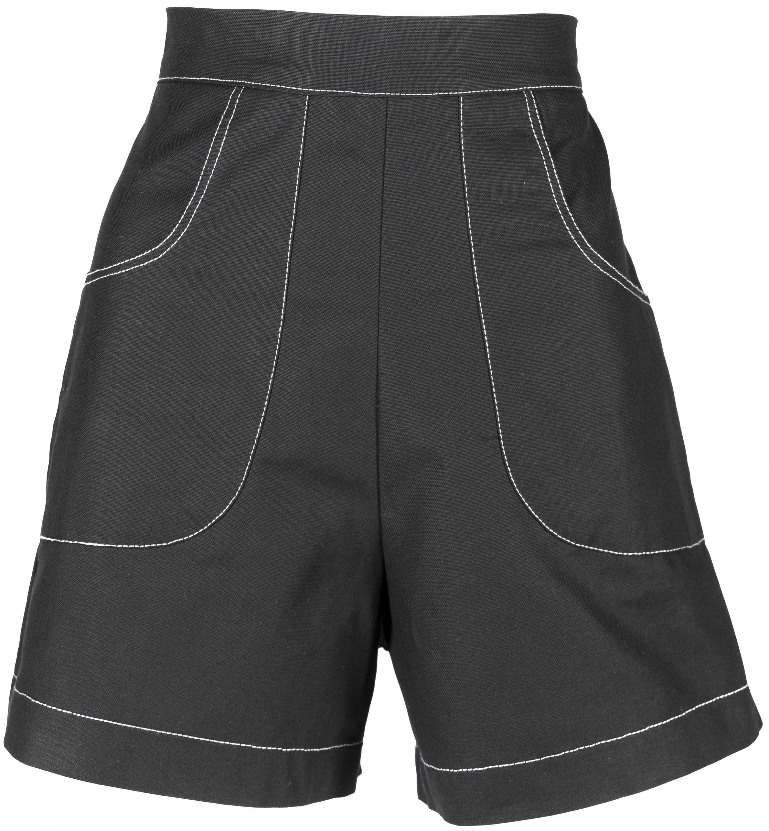 Black Twill Classic Shorts - Freddies of Pinewood