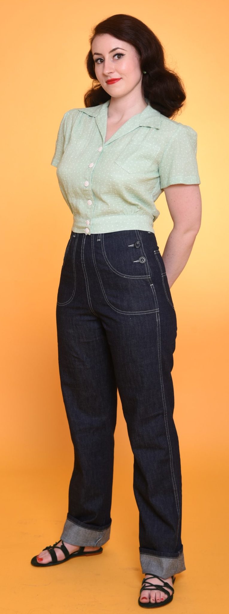 Ekstrem Når som helst Hub 1950s Button Jeans - Freddies of Pinewood